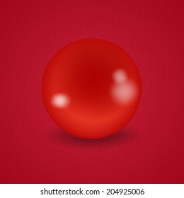 set of billiard balls, billiards, A red ball