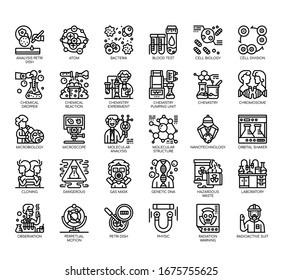 Conjunto de íconos perfectos en línea delgada y píxel para cualquier proyecto web y aplicación. 