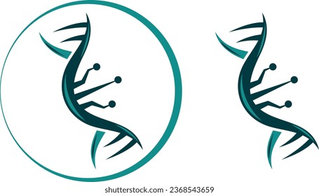 un conjunto de íconos de biotecnología