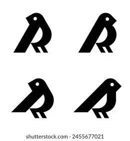 Set of Bird logo. Icon design. Template elements