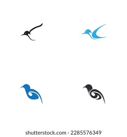 set of Bird logo images illustration design
