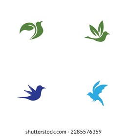 set of Bird logo images illustration design