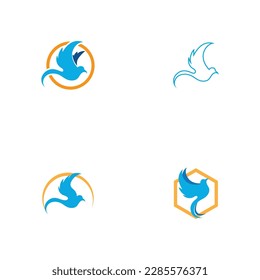set of Bird logo images illustration design