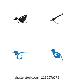 set of Bird logo images illustration design
