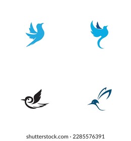 set of Bird logo images illustration design