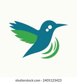 Set of Bird logo template with line art style. Creative abstract bird logo collection. Vector illustration in simple hand drawn and linocut style - natural print, poster or logo design birds logo