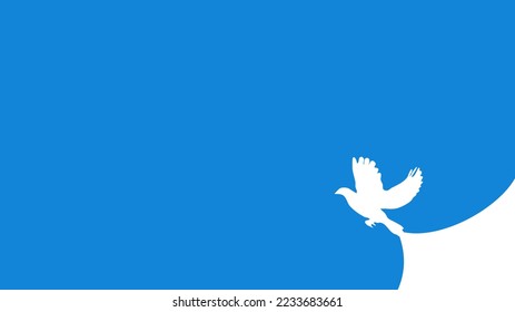Set the birds free. freedom banner.vector illustration