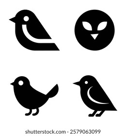 a set of birds icon vector illustration 