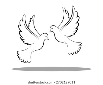 Set of Birds vector illustration