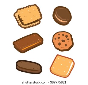 set of biscuit doodles
