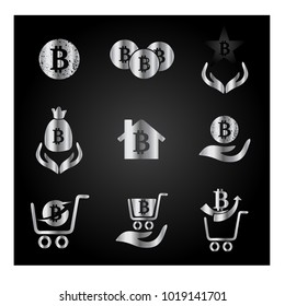 set bitcoin vector simple