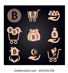 set bitcoin vector simple