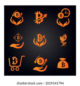 set bitcoin vector simple