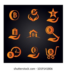 set bitcoin vector simple