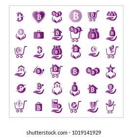 set bitcoin vector simple