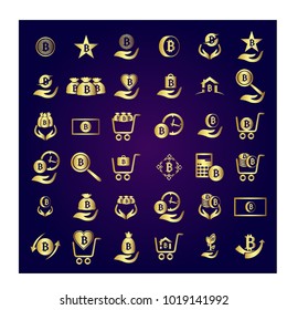 set bitcoin vector simple