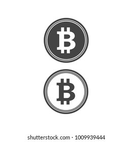 Set of bitcoins symbol