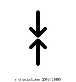 Set of black arrow icons. Various packaging symbols. Motion pointers. Site and player control buttons. Flat style logos. Information pointers. Wayfinding directions. Modern simple vector arrows.