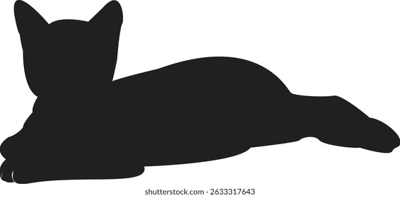 Set black cat silhouettes in various poses and styles. Ideal for design projects, Halloween themes, pet-related content, and decorative elements. High-resolution vector illustrations on a transp
