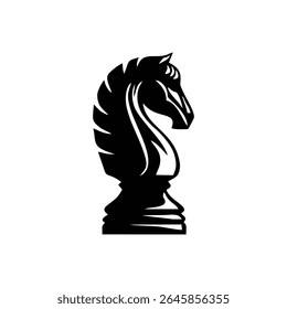 set of black chess pieces icon