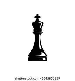 set of black chess pieces icon