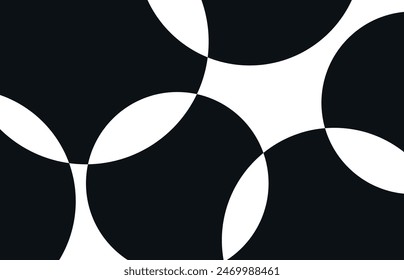 Conjunto de patrón de círculo negro, fondo de bauhaus geométrico. Conjunto de diseño de Elementos abstractos para tarjetas, invitación, marca, Anuncio, cubierta