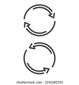 Set of black circle vector arrows, vector, icons.
