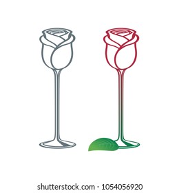 Featured image of post Rose Colored Wine Glasses : The complete wine color chart shows 36 unique color states of red, white, and rosé wines, which are organized by hue and intensity.