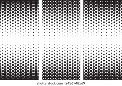 Schwarze Punkte auf weißem Hintergrund festlegen. Minimales Hintergrundkonzept.