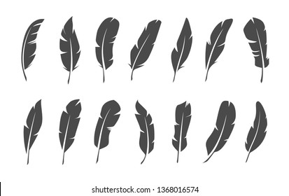 Feather Pattern Hand Drawn Style Vector Stock Vector (royalty Free 