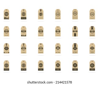 a set of black friday labels on a white background