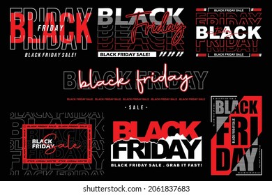 Poner en venta la tipografía del Viernes Negro en publicidad para afiches, pancartas o banner en medios sociales