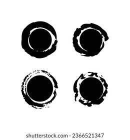 Set of black grunge texture background banner concept