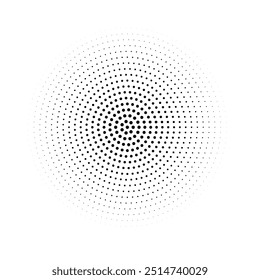 Conjunto de fondos de puntos de semitono negro. Vector de semitono de puntos modernos, arte Pop estilo cómico gradiente círculo semitono conjunto Vector aislado en el fondo blanco patrón de puntos