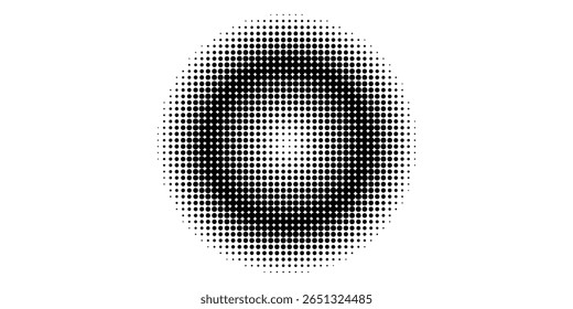 Conjunto de fondos de puntos de semitono negro. Vector de semitono de puntos modernos, arte Pop estilo cómico gradiente círculo semitono conjunto Vector aislado en el fondo blanco patrón de puntos