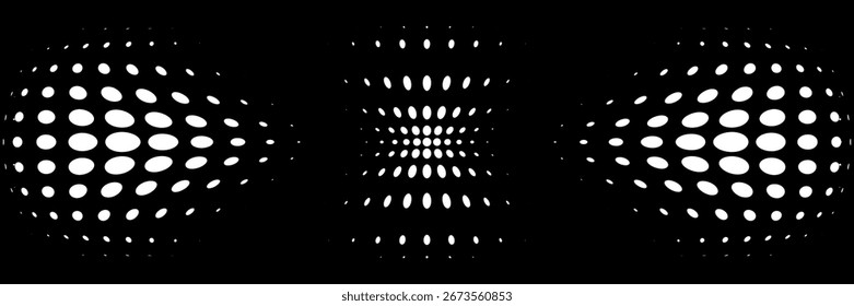 Conjunto de fondos de puntos de semitono negro. Vector de semitono de puntos modernos, arte Pop estilo cómico gradiente círculo semitono conjunto Vector aislado en el fondo blanco patrón de puntos