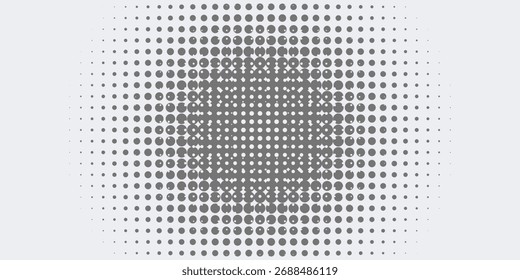 Set of black halftone dots backgrounds. vector modern dots halftone,Pop art comic style gradient circle halftone set Vector isolated on white background dots.	
