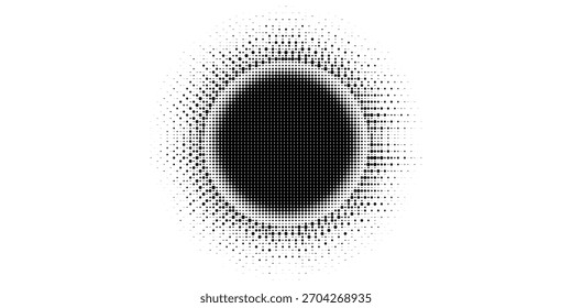 Conjunto de fondos de puntos de semitono negro. Vector de puntos modernos artes de semitono. moderno	