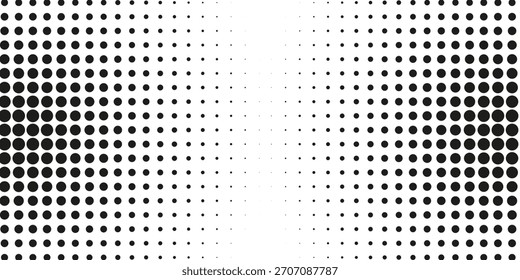 Conjunto de fondos de puntos de semitono negro. Vector de puntos modernos artes de semitono eps10