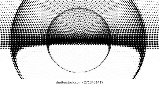 Conjunto de fondos de puntos de semitono negro. Vector de puntos modernos artes de semitono. moderno	