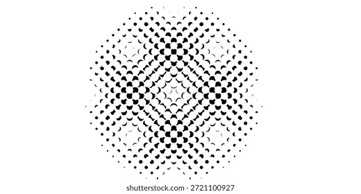 Conjunto de fondos de puntos de semitono negro. Vector de semitono de puntos modernos, arte Pop estilo cómico gradiente círculo semitono conjunto Vector aislado en el fondo blanco patrón de puntos