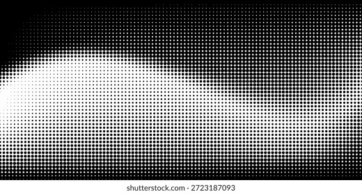 Conjunto de fondos de puntos de semitono negro. Vector de semitono de puntos modernos, arte Pop estilo cómico gradiente círculo semitono conjunto Vector aislado en el fondo blanco patrón de puntos