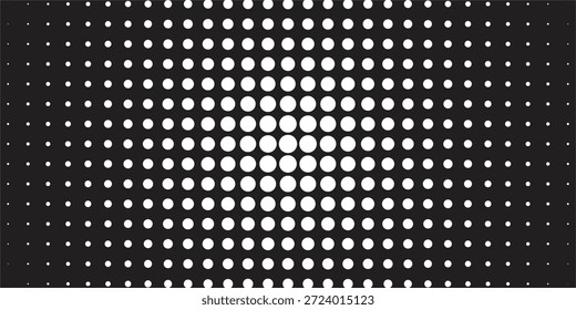 Conjunto de fondos de puntos de semitono negro Vector de semitono de puntos modernos, Vector de degradado de estilo cómico de arte Pop círculo de semitono aislado sobre fondo blanco patrón de puntos.