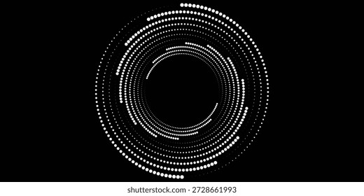 Conjunto de fondos de puntos de semitono negro. Vector de semitono de puntos modernos, Vector de conjunto de semitono de gradiente de estilo cómico de arte Pop aislado sobre fondo blanco moderno.
