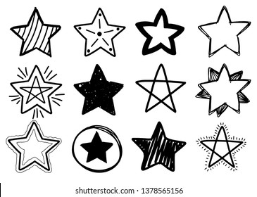 Scribble Star Images, Stock Photos & Vectors | Shutterstock