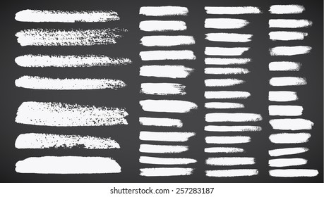 Conjunto de manchas vectoriales de tinta negra