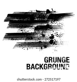 Set of Black ink vector stains - illustration 24
