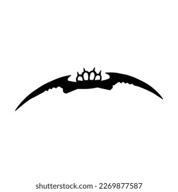 set of black knuckle with blade weapon  vector isolated on white background. weapon, fist, hand, knuckle, criminal, fight, fighting, logo, icon, sticker, doodle, clipart, flat, vector illustration