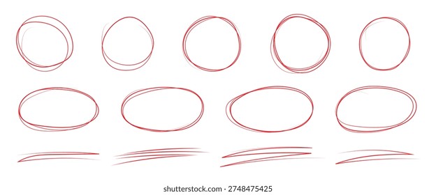 Set black oval 