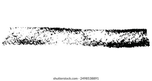  Set of black paint, ink brush strokes. modern